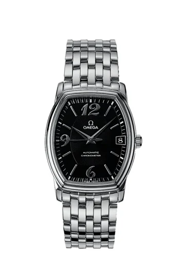 Omega - 4503.51.00 De Ville Prestige Automatic 31.2 Tonneau Stainless Steel / Black / Bracelet