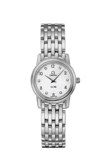 Omega - 4570.75.00 De Ville Prestige Quartz 22 Stainless Steel / White / Bracelet