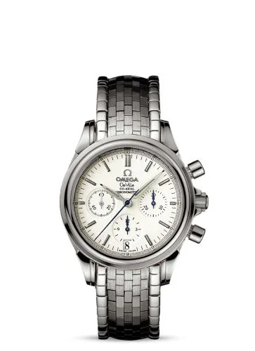 Omega - 4572.31.00 De Ville  Co-Axial Chronograph 35 Stainless Steel / Silver / Bracelet
