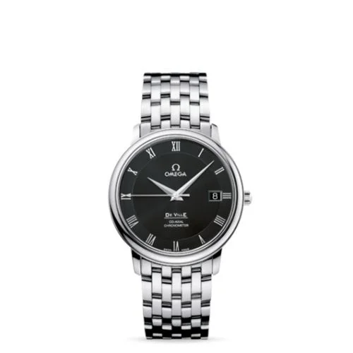 Omega - 4574.50.00 De Ville Prestige Co-Axial 36.5 Stainless Steel / Black / Bracelet