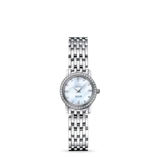 Omega - 4575.75.00 De Ville Prestige Quartz 22 Stainless Steel / Diamond / MOP / Bracelet