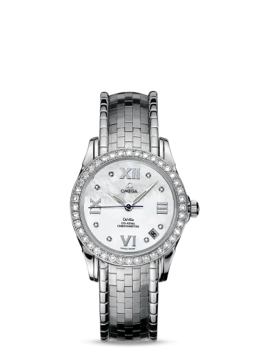 Omega - 4586.75.00 De Ville Co-Axial 32.5 Stainless Steel / MOP / Bracelet