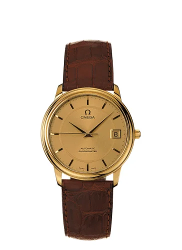 Omega - 4600.11.02 De Ville Prestige Automatic 34.7 Yellow Gold / Champagne