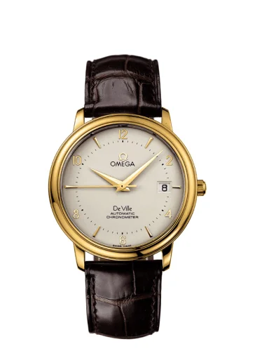 Omega - 4612.30.02 De Ville Prestige Automatic 36.5 Yellow Gold / Silver