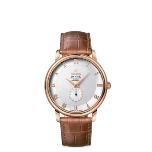 Omega - 4614.20.02 De Ville Prestige Co-Axial 39 Small Seconds  Red Gold / Silver