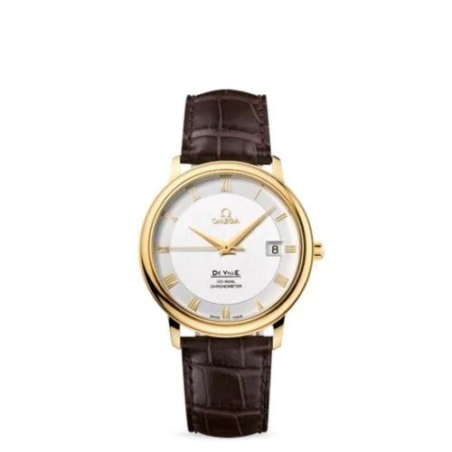 Omega - 4617.31.02 De Ville Prestige Co-Axial 36.5 Yellow Gold / Silver