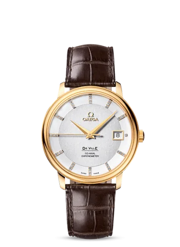 Omega - 4617.35.02 De Ville Prestige Co-Axial 36.5 Yellow Gold / Silver