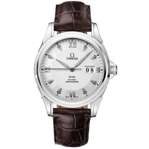 Omega - 4624.30.32 De Ville Co-Axial 38.7 Big Date White Gold / Silver