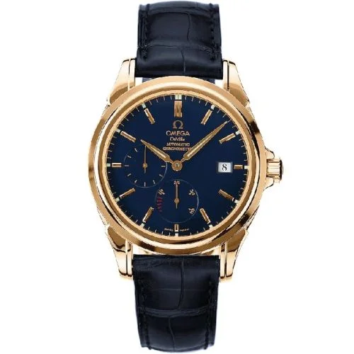 Omega De Ville Co-Axial 38.7 Power Reserve Yellow Gold / Blue