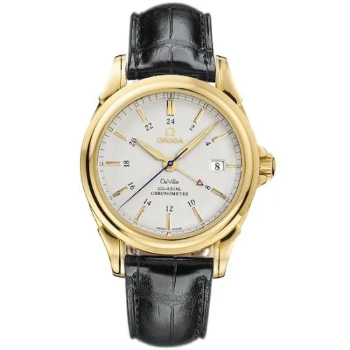 Omega - 4633.31.31 De Ville Co-Axial 38.7 GMT Yellow Gold / White