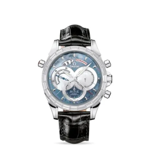 Omega Omega - 4642.72.31 De Ville Co-Axial 41 Chronoscope Rattrapante Platinum Baguette / MOP