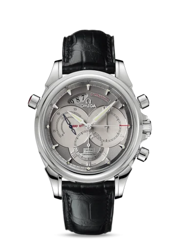 Omega De Ville Co-Axial 41 Chronoscope Rattrapante Platinum / Grey