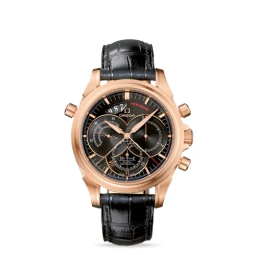 Omega Omega - 4648.50.31 De Ville Co-Axial 41 Chronoscope Rattrapante Red Gold / Black