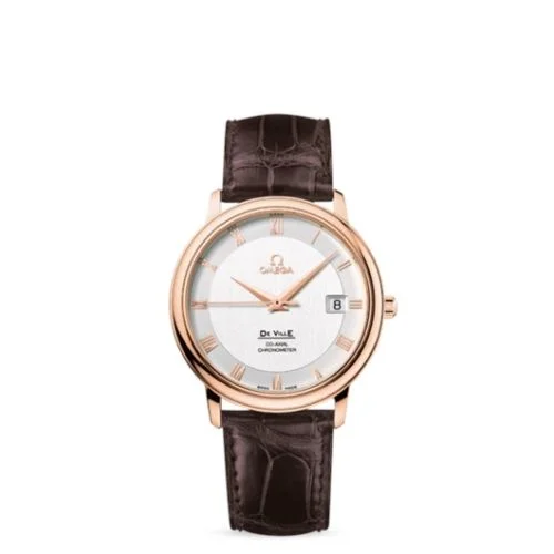 Omega - 4678.31.02 De Ville Prestige Co-Axial 36.5 Red Gold / Silver