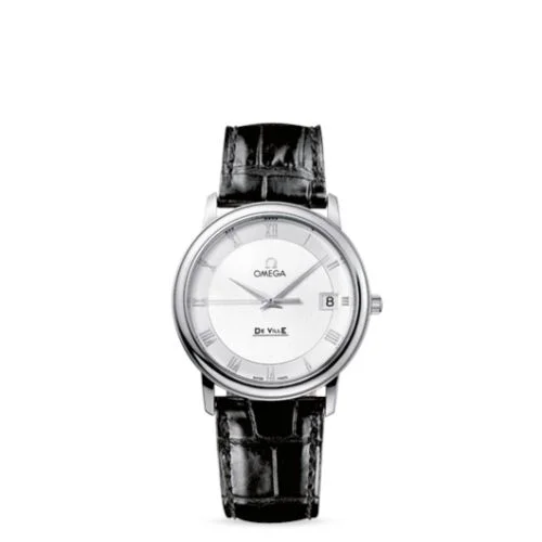 Omega - 4810.33.01 De Ville Prestige Quartz 34.4 Stainless Steel / Silver