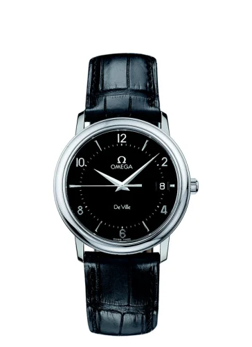 Omega - 4810.50.01 De Ville Prestige Quartz 34.4 Stainless Steel / Black