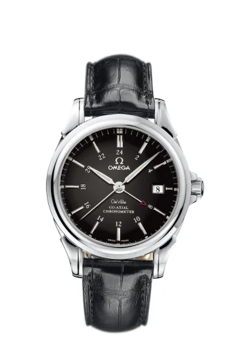 Omega - 4833.51.31 De Ville Co-Axial 38.7 GMT Stainless Steel / Black