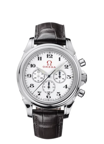 Omega - 4841.20.32 De Ville Co-Axial 41 Chronograph Stainless Steel / White / Olympic