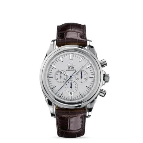 Omega - 4841.31.32 De Ville Co-Axial 41 Chronograph Stainless Steel / Silver