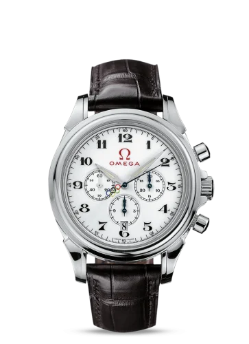 Omega - 4846.20.32 De Ville Co-Axial 41 Chronoscope Stainless Steel / White / Olympic Timeless