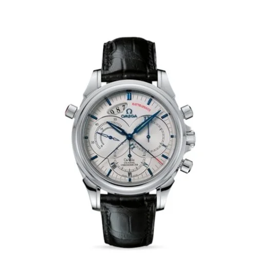 Omega De Ville Co-Axial 41 Chronoscope Rattrapante Stainless Steel / Silver