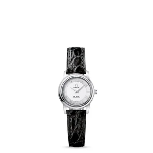 Omega - 4870.33.01 De Ville Prestige Quartz 22 Stainless Steel / Silver / Strap