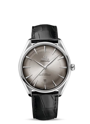 Omega - 511.13.40.20.02.002 Seamaster Master Co-Axial 39.5 New York Edition Stainless Steel / Grey / Alligator