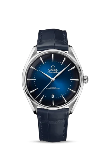 Omega - 511.13.40.20.03.001 Seamaster Master Co-Axial 39.5 London Edition Stainless Steel / Blue / Alligator