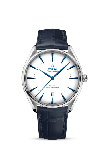 Omega - 511.13.40.20.04.002 Seamaster Master Co-Axial 39.5 Singapore Edition Stainless Steel / White / Alligator