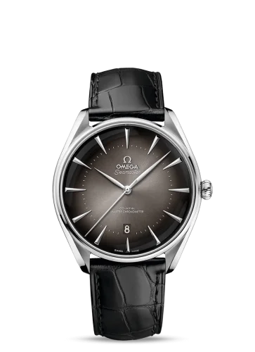 Omega - 511.13.40.20.06.001 Seamaster Master Co-Axial 39.5 Paris Edition Stainless Steel / Grey / Alligator