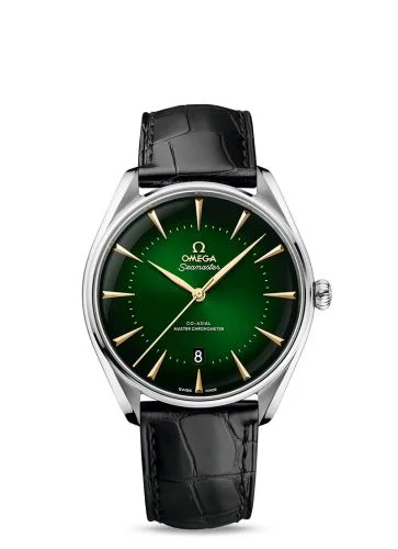 Omega - 511.13.40.20.10.001 Seamaster Master Co-Axial 39.5 Macau Edition Stainless Steel / Green / Alligator