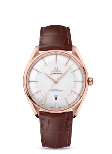 Omega Seamaster Master Co-Axial 39.5 Edizione Venezia Sedna Gold / Silver / Alligator