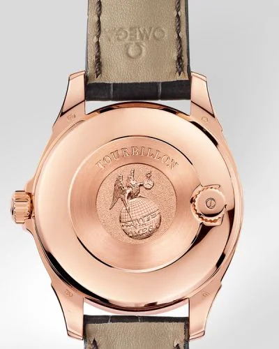 Omega Omega - 513.58.39.21.64.001 De Ville Tourbillon Co-Axial Red Gold / Baguette / Omega Boutique
