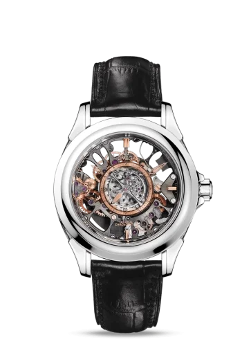 Omega Omega - 513.93.39.21.99.001 De Ville Tourbillon Co-Axial Platinum / Skeleton