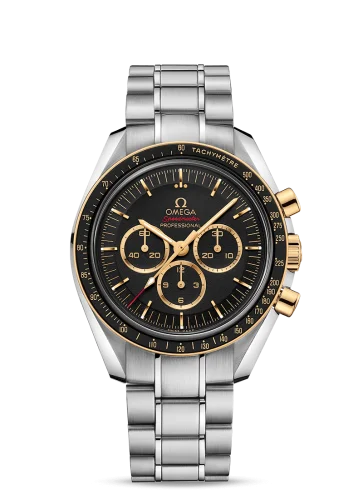 Omega - 522.20.42.30.01.001 Speedmaster Professional Moonwatch Stainless Steel / Yellow Gold / Black / Tokyo Olympics