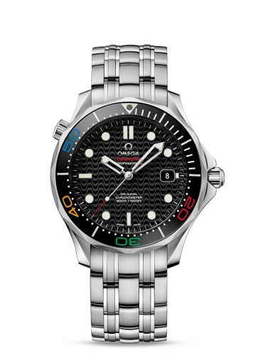 Omega - 522.30.41.20.01.001 Seamaster Diver 300M Co-Axial 41.5 Stainless Steel / Black / Bracelet / Olympic Collection Rio
