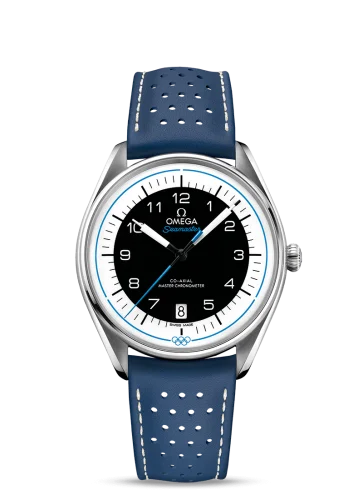 Omega - 522.32.40.20.01.001 Seamaster Master Co-Axial 39.5 Olympic Timekeeper Stainless Steel / Black / Blue