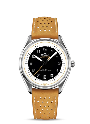 Omega - 522.32.40.20.01.002 Seamaster Master Co-Axial 39.5 Olympic Timekeeper Stainless Steel / Black / Yellow