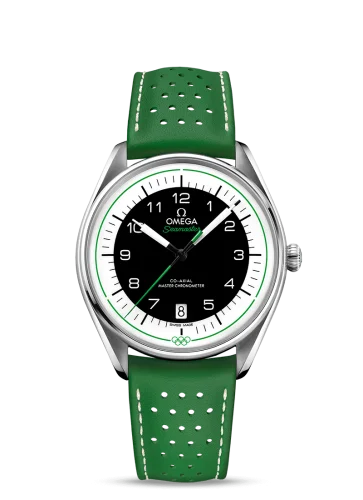 Omega - 522.32.40.20.01.005 Seamaster Master Co-Axial 39.5 Olympic Timekeeper Stainless Steel / Black / Green