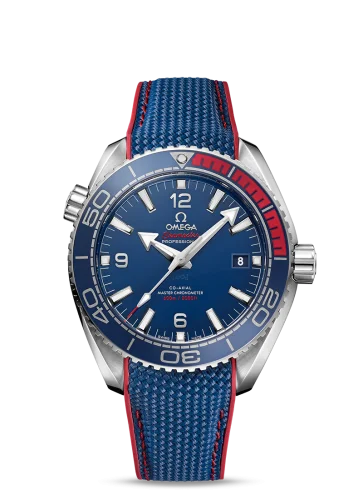 Omega - 522.32.44.21.03.001 Seamaster Planet Ocean 600M Co-Axial 43.5 Master Chronometer Stainless Steel / Blue / Rubber / PyeongChang 2018