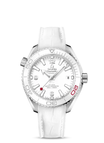 Omega - 522.33.40.20.04.001 Seamaster Planet Ocean 600M Co-Axial 39.5 Master Chronometer Stainless Steel / White / Alligator