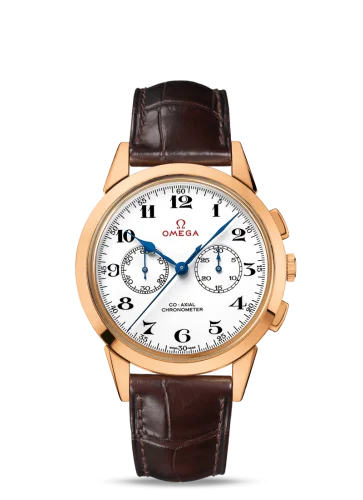 Omega Museum Collection N° 8 Olympic Official Timekeeper Co-Axial Chronograph Pink Gold