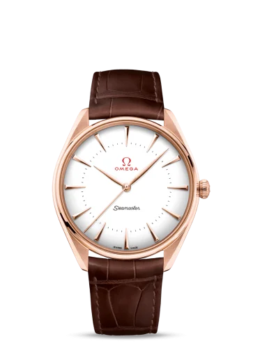 Omega - 522.53.40.20.04.003 Seamaster Master Co-Axial 39.5 Olympic Games Gold Sedna Gold / Enamel / Alligator