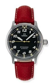 Omega - 5250.50.41 Dynamic III Date Stainless Steel / Black / Red Coramide