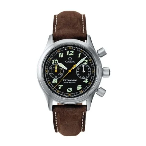 Omega - 5290.50.27 Dynamic III Chronograph Stainless Steel / Black / Brown Calf