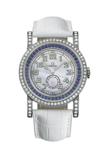 Omega - 5772.71.56 Museum Collection N° 1 "Pilots 1938" Aquarella Blue Sapphires