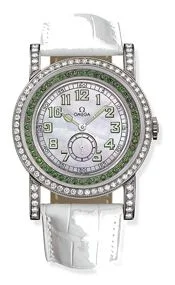 Omega - 5774.71.56 Museum Collection N° 1 "Pilots 1938" Aquarella Tsavorite