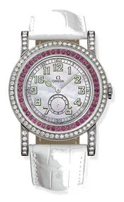 Omega - 5778.71.56 Museum Collection N° 1 "Pilots 1938" Aquarella Pink Sapphires