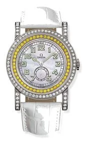 Omega - 5779.71.56 Museum Collection N° 1 "Pilots 1938" Aquarella Yellow Sapphires