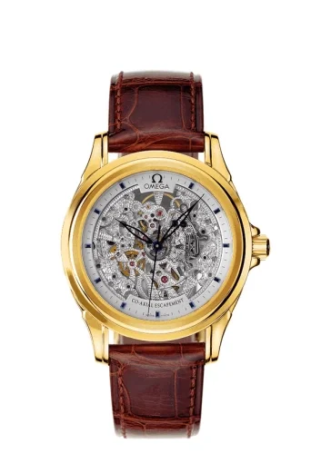 Omega Omega - 5912.30.22 De Ville Co-Axial 37.5 Yellow Gold / Skeleton